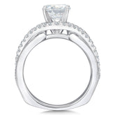 Spiral Style Diamond Engagement Ring